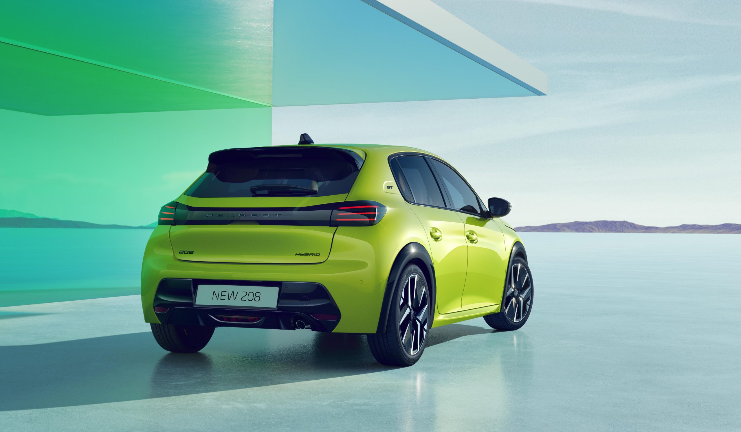 Peugeot 208 Heckansicht